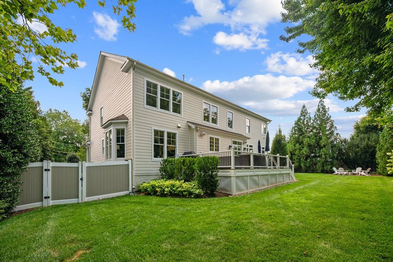 Rear exterior and deck